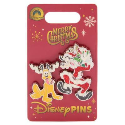 Goofy and Pluto Festive Pin Set