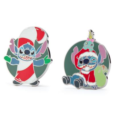 Merry Stitchmas Mystery Pin Set, Lilo & Stitch