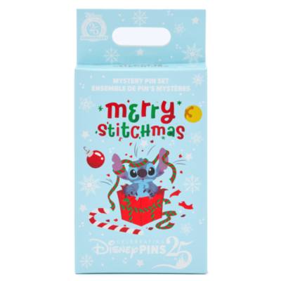 Merry Stitchmas Mystery Pin Set, Lilo & Stitch