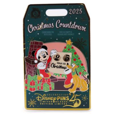 Mickey and Pluto Festive Countdown Pin