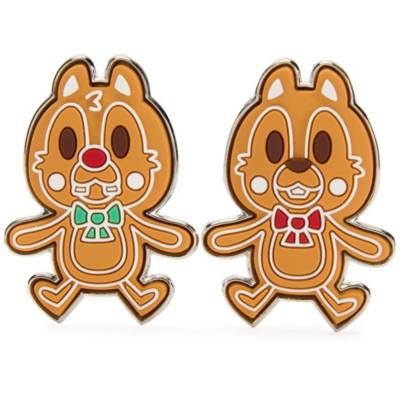 Chip 'n Dale Gingerbread Build-A-Pin Limited Release Set