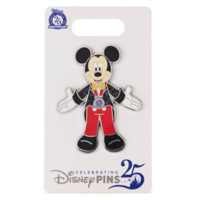 Mickey Mouse Disney Pin Trading 25th Anniversary Pin