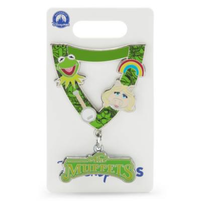 Die Muppets - Kermit und Miss Piggy - Schl&uuml;sselband-Anstecknadel
