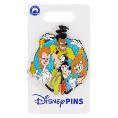 Pin con glitter cast In viaggio con Pippo