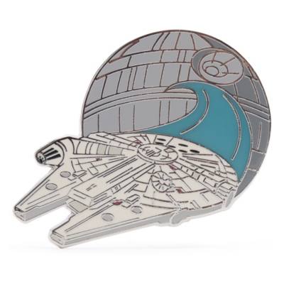 Pin's Faucon Millenium et &Eacute;toile de la Mort, Star Wars&nbsp;: Un nouvel espoir