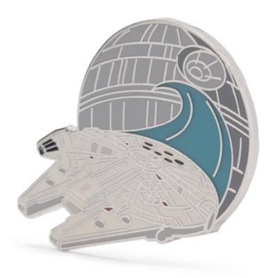 Pin's Faucon Millenium et &Eacute;toile de la Mort, Star Wars&nbsp;: Un nouvel espoir