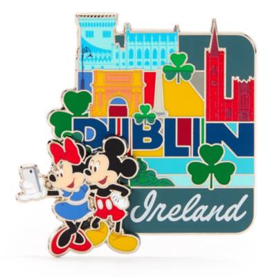 Mickey and Minnie Mouse Dublin Pin