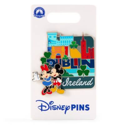 Mickey and Minnie Mouse Dublin Pin