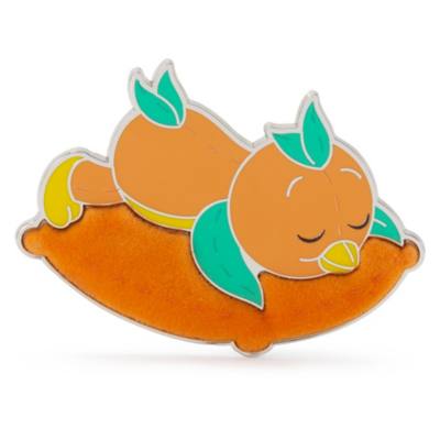 Pin Orange Bird che dorme