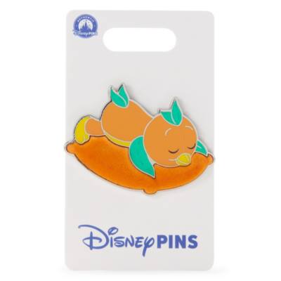 Pin Orange Bird che dorme