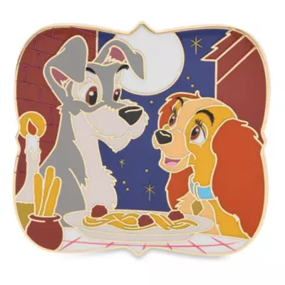 Pin's La Belle et le Clochard ''Bella Notte''