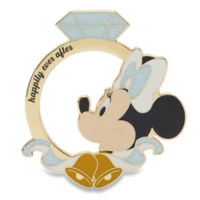 Minnie Mouse Bride Pin