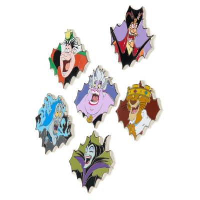 Set pins villanos Disney