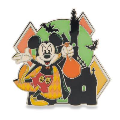 Mickey Mouse Glow-in-the-Dark ''Happy Halloween'' Pin