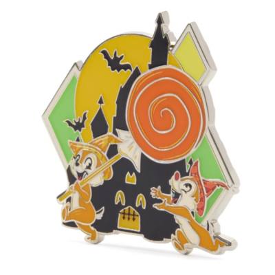 Chip n' Dale Glow-in-the-Dark ''Happy Halloween'' Pin