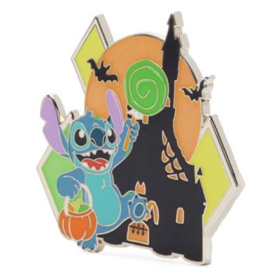 Stitch Glow-in-the-Dark ''Happy Halloween'' Pin, Lilo & Stitch