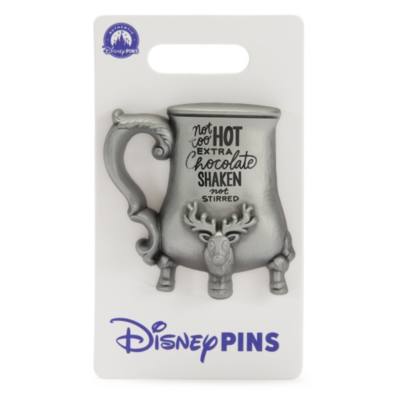 Pin's sculpt&eacute; du mug Renne Chocolat Chaud, Super No&euml;l