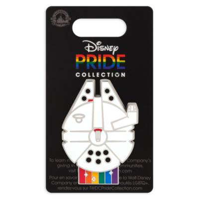 Disney Store Millennium Falcon Star Wars Pride Pin