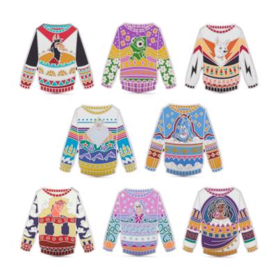 Classic Disney Christmas Jumper Mystery Pin Set