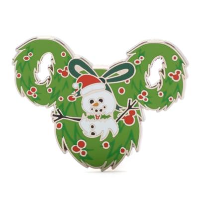 Mickey Mouse Festive Wreath Pin