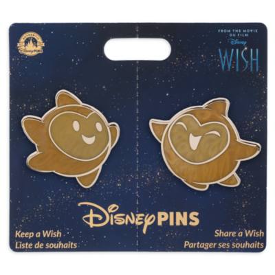 Ensemble de pin's Star Keep a Wish, Share a Wish, Wish : Asha et la Bonne étoile