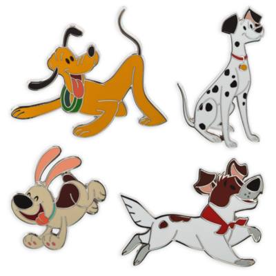 Set di pin a sorpresa Cani Disney