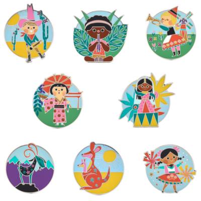 it's a small world Mystery Pin Set