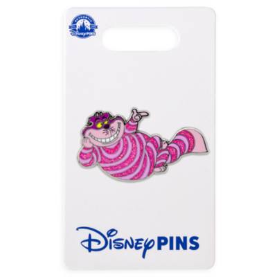Cheshire Cat Glitter Pin, Alice in Wonderland