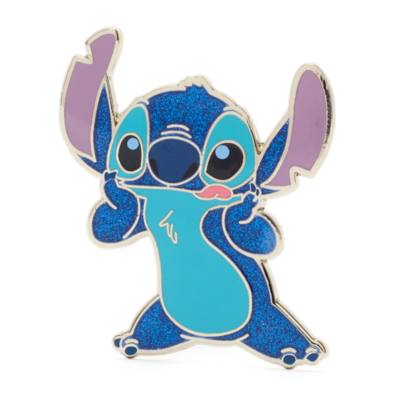 Stitch Glitter Pin, Lilo & Stitch