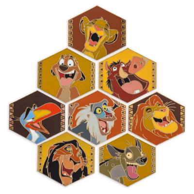 The Lion King Laughing Mystery Pin Set