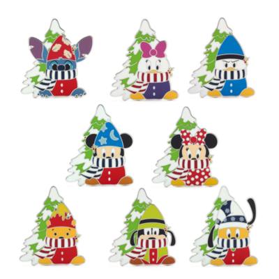 Disney Winter Gnomes Mystery Pin Set