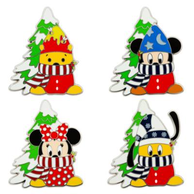 Disney Winter Gnomes Mystery Pin Set