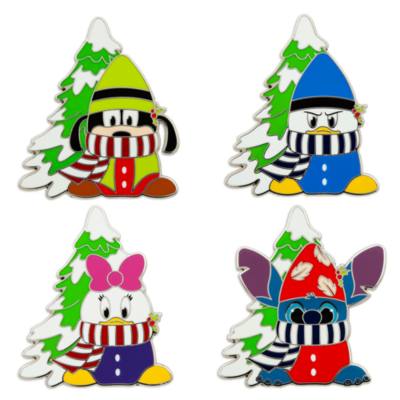 Disney Winter Gnomes Mystery Pin Set