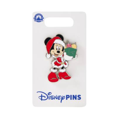 Santa Minnie Mouse Festive Pin