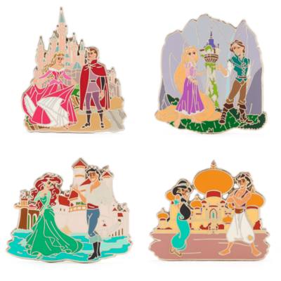Set pins princesas Disney