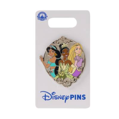 Tiana, Rapunzel, and Princess Jasmine Pin