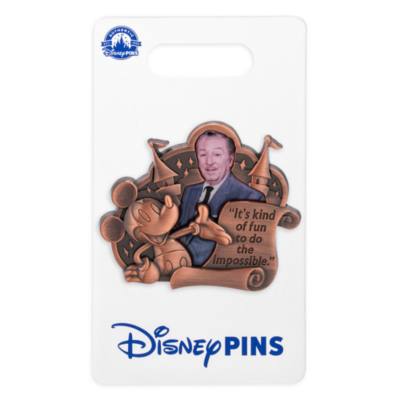 Walt Disney and Mickey Mouse Pin