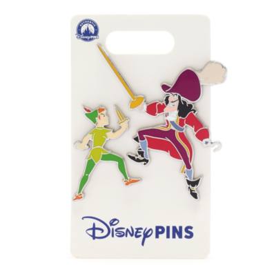 Peter Pan and Captain Hook Pin Set