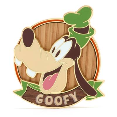 Goofy Wood Inlay Pin