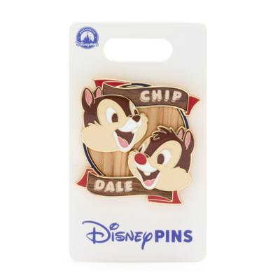 Chip 'n Dale Wood Inlay Pin