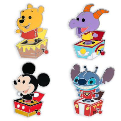 Disney Toys in a Box Mystery Pin Set