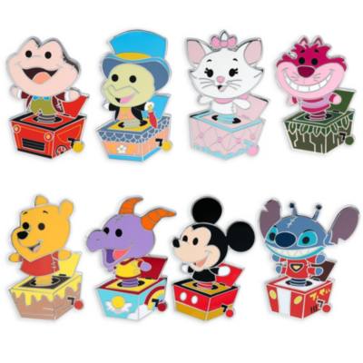 Disney Toys in a Box Mystery Pin Set