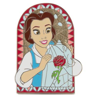 Die Schöne und das Biest - Belle und Rose - Anstecknadel
