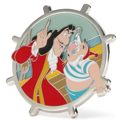 Captain Hook and Smee Disney Villains Pin, Peter Pan