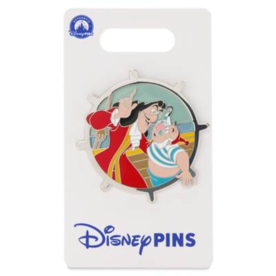 Captain Hook and Smee Disney Villains Pin, Peter Pan