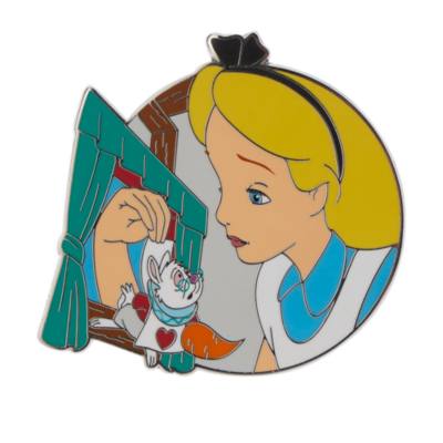 Alice im Wunderland - Alice und Weißes Kaninchen - Anstecknadel