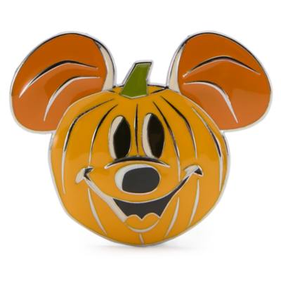 Micky Maus - Halloween - K&uuml;rbislaterne - Anstecknadel