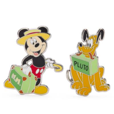 Mickey Mouse and Pluto Pin Set