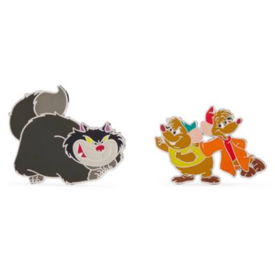 Gus, Jaq, and Lucifer Pin Set, Cinderella