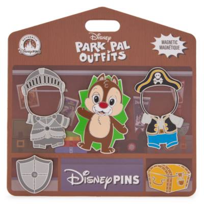 Dale Disney Park Pal Outfits Magnetic Knight & Pirate Pin Set